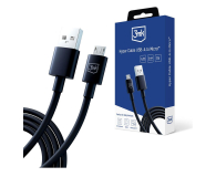 3mk Hyper Cable A to Micro 1.2m 5V 2,4A Black - 1228063 - zdjęcie 3